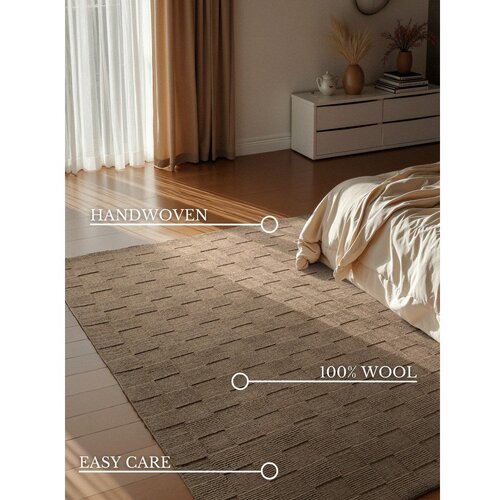 Villeroy Boch Smeđi ručno rađen vunen tepih 120x170 cm Scala &amp;ndash; Slike