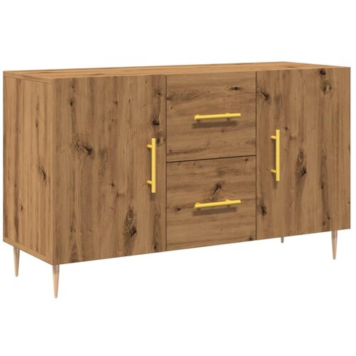 Maison Chic Komoda - Predalnik artisan hrast 100x36x60 cm inženirski les, (21720084) Slike