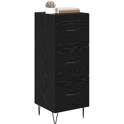  Kreveta Crni hrast 34 x 34.5 x 90 cm Konstruirano drvo Slike
