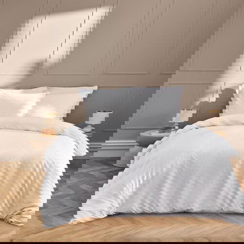 Douceur d intérieur Bijela posteljina za bračni krevet/za produženi krevet 240x220 cm Linella – Cijene