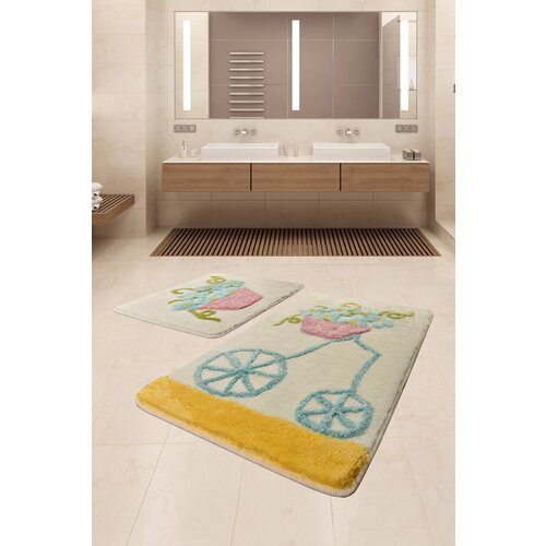 Hanah home set 2 prostirke za kupatilo Šareni Cene