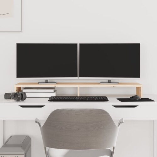  Stalak za monitor 100x27x10 cm od masivne borovine Cijene