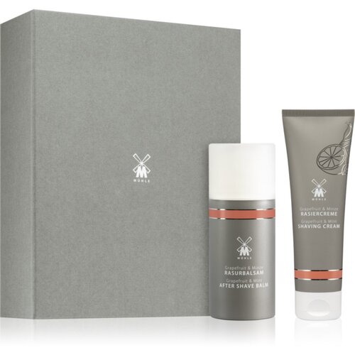 M&amp;uuml;hle Aftershave Grapefruit &amp;amp; Mint darilni set za britje za mo&amp;scaron;ke Slike