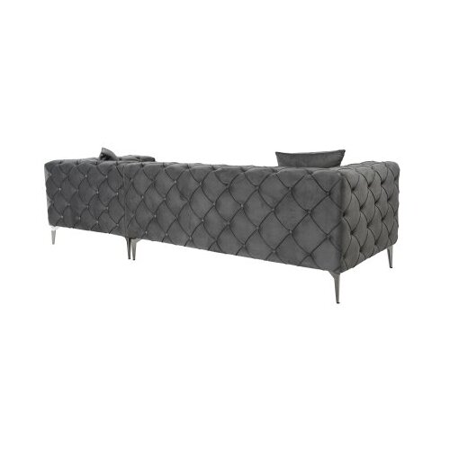 Atelier Del Sofa Ugaona garnitura Como Eco, 270x180x72 cm, Antracit Slike
