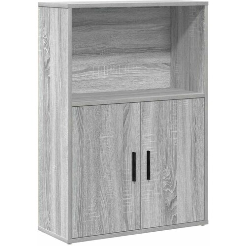 Maison Chic Knjižna omara - Knjižni regal siva sonoma 60x24x85 cm inženirski les, (21726085) Cene