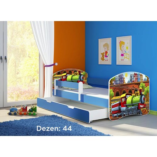 ACMA dečiji krevet ii 140x70 f + dušek 6 cm BLUE44 Cene