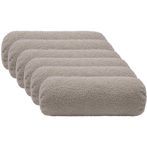  Presvlaka za jastuk 6 pcs HEERLEN Svjetlosiva Ø 15 x 40 cm Cene