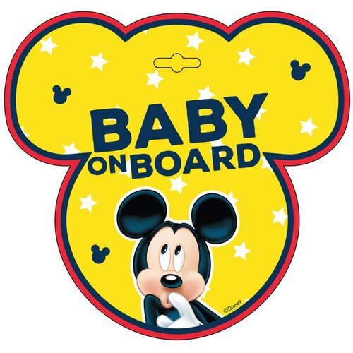  Znak Baby on board Mickey Mouse Cene