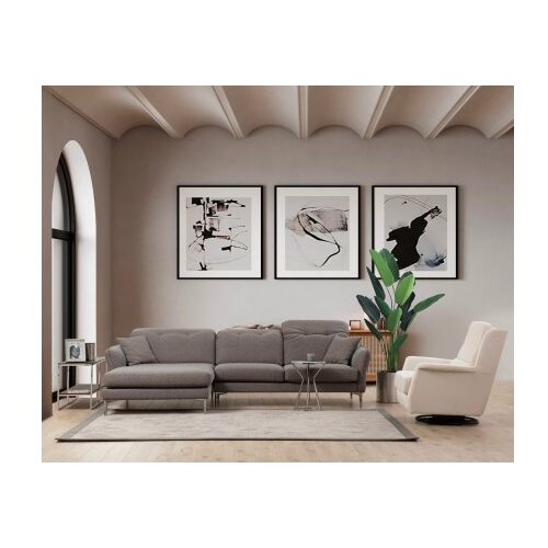 Atelier Del Sofa Ugaona garnitura Costor 180x96x290cm Siva Cene