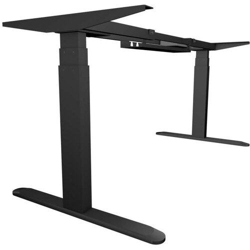 Uvi dvižno električno podnožje desk, črno Cene