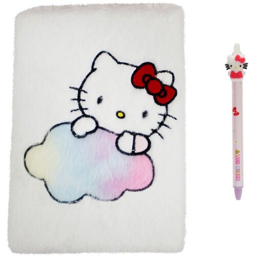 Hello Kitty Pli&amp;scaron;ani notes s brisivom olovkom Slike