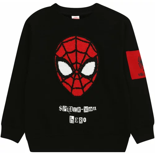 OVS Sportska sweater majica 'SPIDERMAN' crvena / crna / bijela