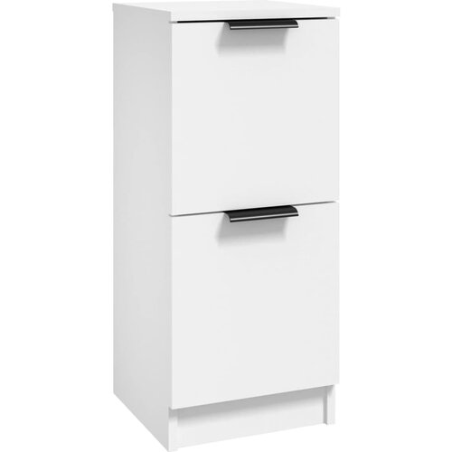 Maison Chic Komoda - Predalnik bela 30x30x70 cm konstruiran les, (21716522) Slike