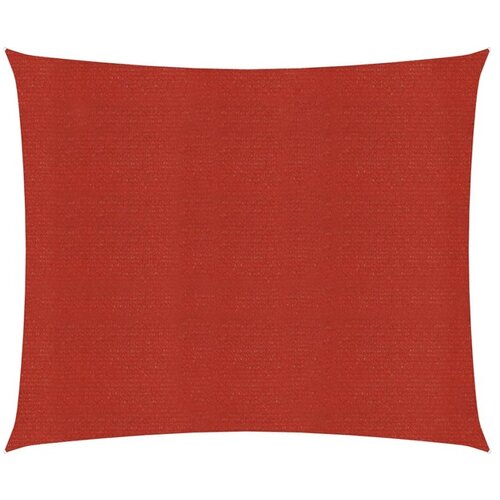 vidaXL Jedro za zaštitu od sunca 160 g/m² crveno 2 5 x 2 5 m HDPE Cijene
