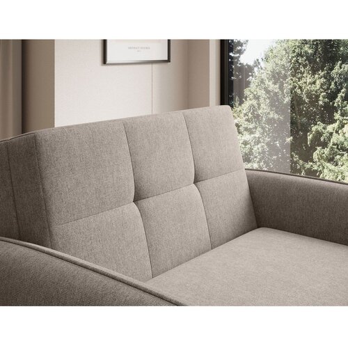 ELTAP Bež raztegljiva/s prostorom za shranjevanje sedežna garnitura iz &amp;scaron;enilje 102 cm Laine &amp;ndash; Slike