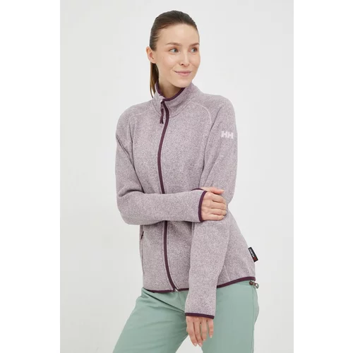 Helly Hansen Športni pulover Varde ženski, vijolična barva
