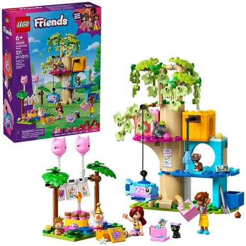 Lego Friends: Mačja rojstnodnevna zabava in hi&amp;scaron;a na drevesu Slike