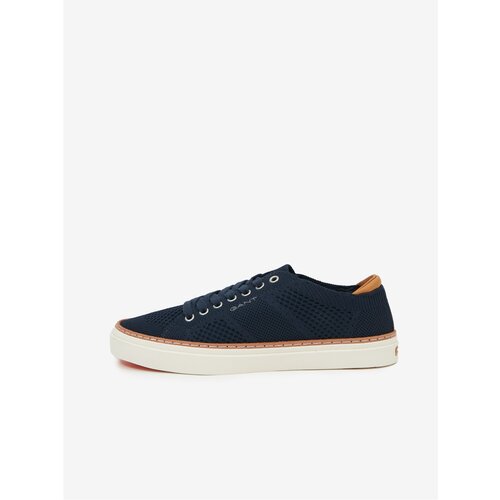 Gant Dark Blue Men's Shoes with Leather Details - Men Slike