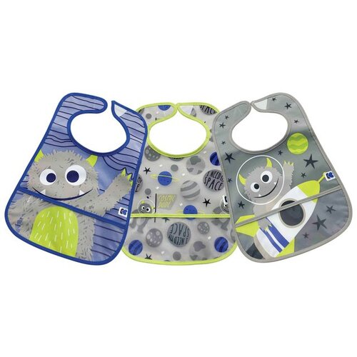 Kikka Boo Portikle sa odeljkom za mrvice set 3 kom Alien-Cosmos-Rocket Cene