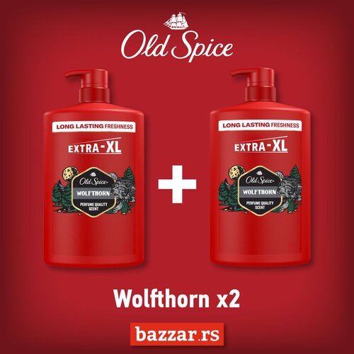 Old Spice gel za tusiranje Wolfthorn 1000ML x 2 Cene