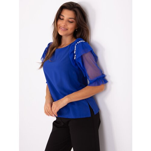 LAKERTA Blouse-LK-BZ-506682.26P-Cobalt Cene