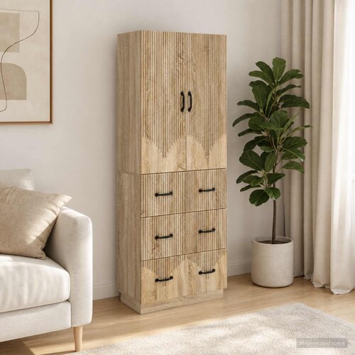  Set ormara 2 pcs Hrast sonoma 66 x 34,5 x 87 cm Cijene