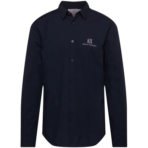 Armani Exchange Srajca mornarska / bela Slike
