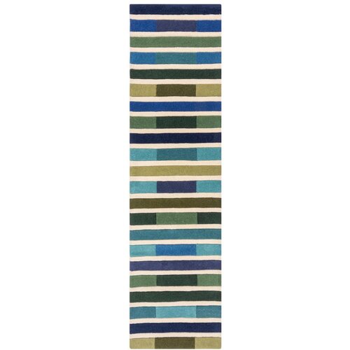 Flair Rugs Zelena volnena preproga 230x60 cm Piano - Flair Rugs Cene