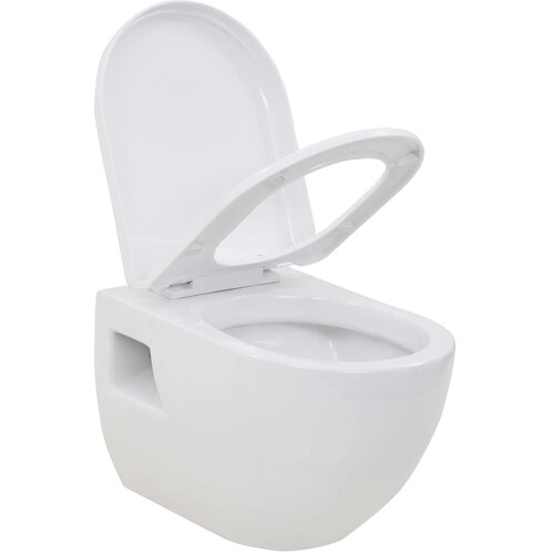  Zidna toaletna &amp;scaron;koljka keramička bijela Slike