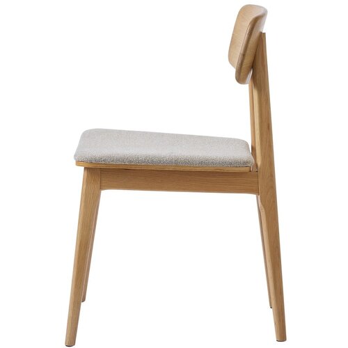 Unique Furniture Bež/naraven jedilni stol Livo &amp;ndash; Slike