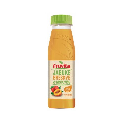 Fruvita sok jabuke breskve & ništa više 0.33L pet Cene