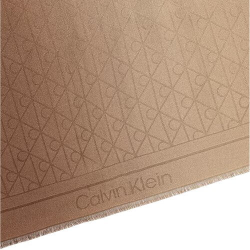 Calvin Klein Jeans &amp;Scaron;ali &amp;amp; Rute GRADIENT EMBLEM SQUARE SCARF 70x LV04F9027G Bež Slike