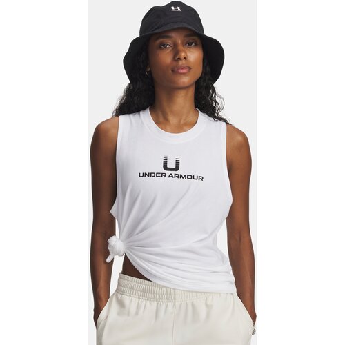 Under Armour Women&amp;#039;s tank top UA Varsity U Tank-WHT - Women&amp;#039;s Slike