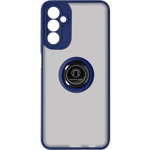 AVIZAR Ovitek proti prstnim odtisom za Samsung Galaxy A14, kovinski nosilni obroc - moder, (20669878) Cene