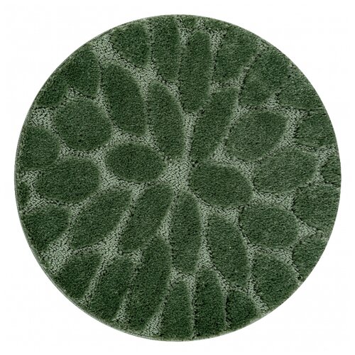 RugsX Kopalni&scaron;ka preproga SUPREME krog STONES, kamni, nedrseča, mehka - zelena cercle 50 cm, (5000175800) Cene