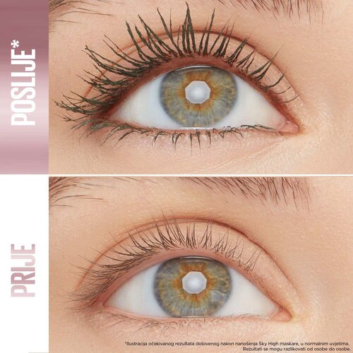 Maybelline SKY HIGH GREEN ALTITUDE maskara Slike