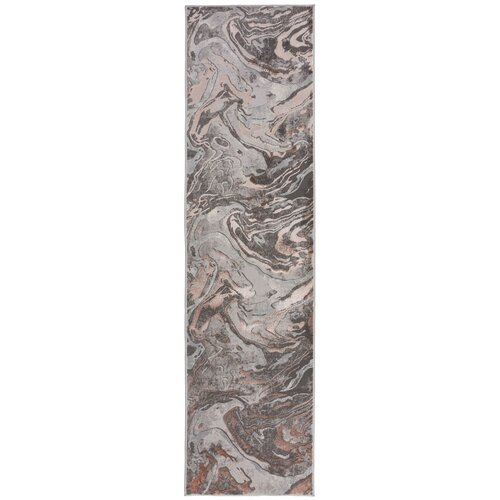 Flair Rugs sivo-bež staza Marbled, 60 x 230 cm Cijene