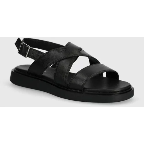 Vagabond Shoemakers Usnjeni sandali CONNIE ženski, črna barva, 5757-401-20