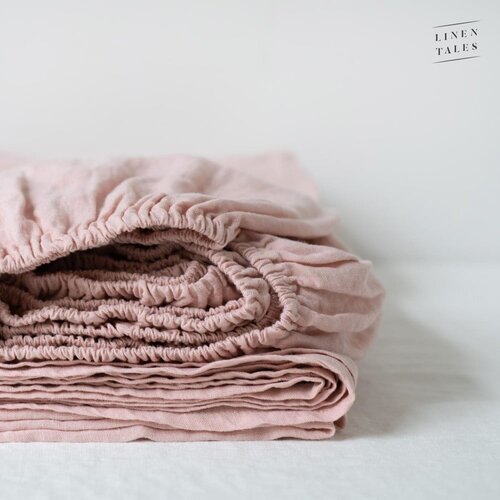 Linen Tales plahta od ružičastog platna 200x140 cm - linen tales Slike