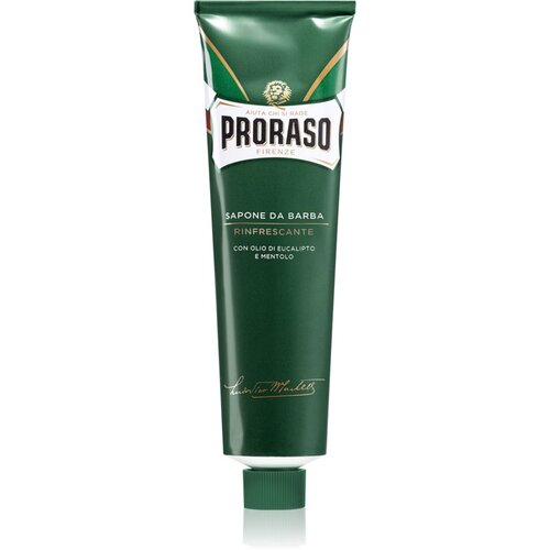Proraso green shaving soap in a tube sapun za brijanje u tubi s mirisom mentola i eukaliptusa 150 ml za mu&amp;scaron;karce Slike