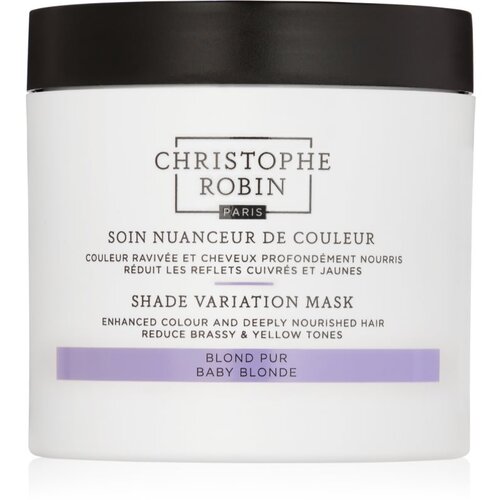 Christophe Robin Shade Variation Mask hranilna kremasta maska za lase odtenek Baby Blond 250 ml Cene