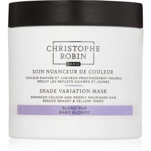 Christophe Robin Shade Variation Mask hranjiva krem maska za kosu nijansa Baby Blond 250 ml