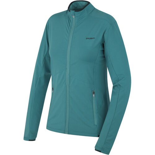 Husky Women&amp;#039;s sweatshirt Tarp zipper L fd. Turquoise Slike