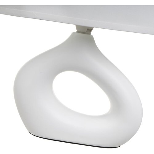 Casa Selecci&amp;oacute;n Bijela stolna lampa keramička s tekstilnim sjenilom (visina 30 cm) &amp;ndash; Slike