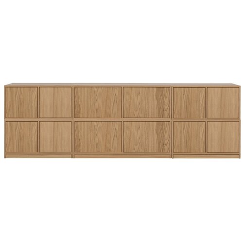 vtwonen TV set u dekoru hrasta u prirodnoj boji 264x88 cm Modulair – Cijene