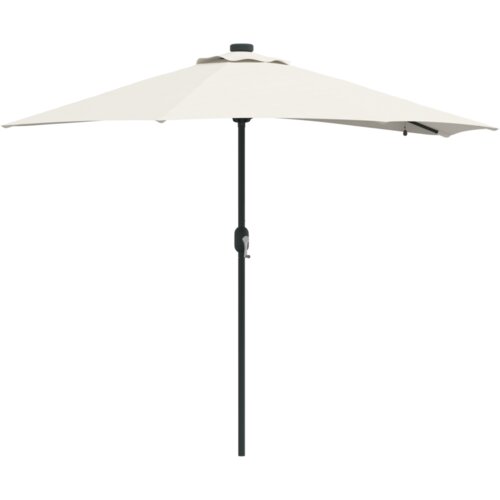 VidaXL vrtni suncobran pijesak 294 x 150 x 223 cm tkanina Slike
