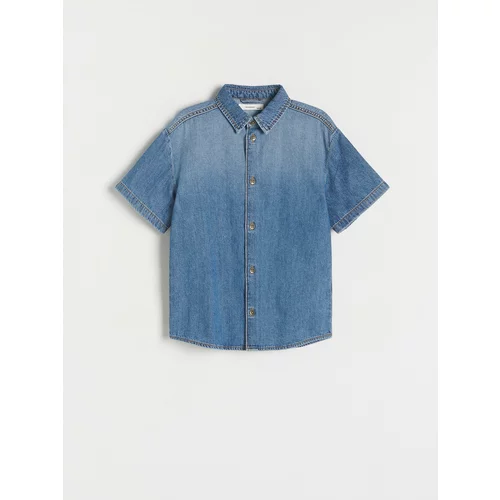 Reserved - Košulja od trapera - plavo