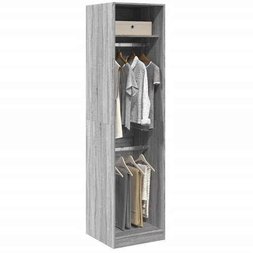 vidaXL Ormar boja sivog hrasta sonome 50 x 50 x 200 cm od iverice Cijene