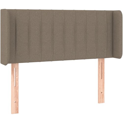 Maison Chic posteljno vzglavje - vzglavna omarica - nočna omarica z ušesi taupe 103x16x78/88 cm blago, (21710764) Cene
