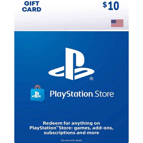  PlayStation Network PSN Card $10 (USA) Digital Code Cene